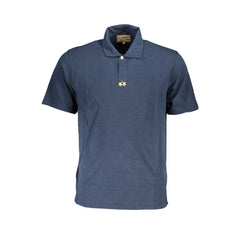 La Martina Classic Short-Sleeved Blue Polo La Martina Retail Flare