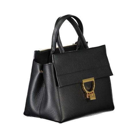 Coccinelle Black Leather Women Handbag Coccinelle Retail Flare