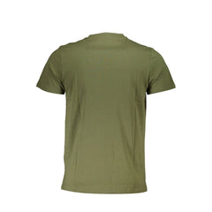 Cavalli Class Green Cotton T-Shirt Cavalli Class Retail Flare