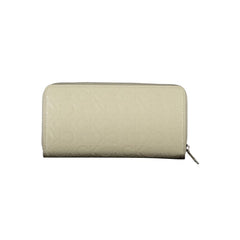 Calvin Klein Beige Polyethylene Women Wallet Calvin Klein Retail Flare