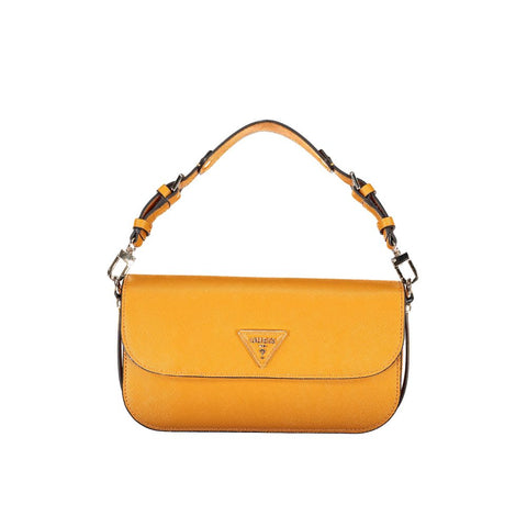 Guess Jeans Orange Polyethylene Handbag Guess Jeans Retail Flare