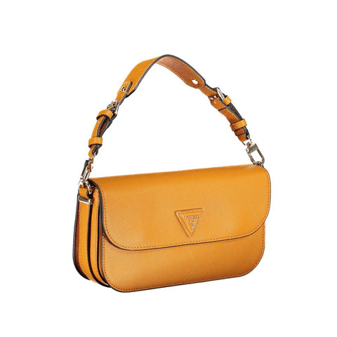Guess Jeans Orange Polyethylene Handbag Guess Jeans Retail Flare