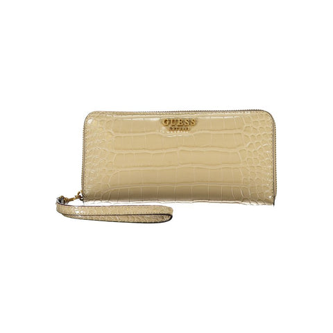 Guess Jeans Chic Beige Multi-Compartment Wallet Guess Jeans Retail Flare