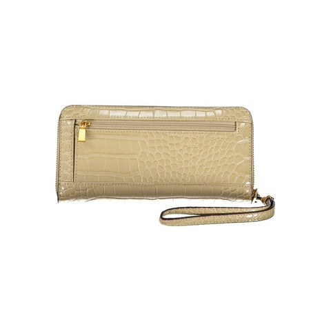 Guess Jeans Chic Beige Multi-Compartment Wallet Guess Jeans Retail Flare
