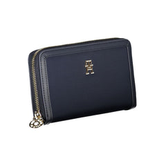 Tommy Hilfiger Chic Sustainable Blue Wallet with Secure Zip Tommy Hilfiger Retail Flare