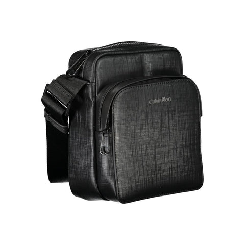 Calvin Klein Elegant Black Shoulder Bag with Contrasting Details Calvin Klein Retail Flare