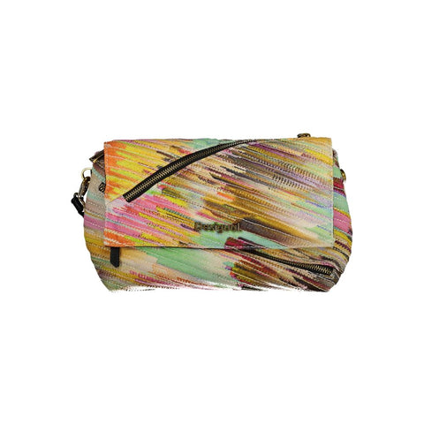 Desigual Yellow Polyester Handbag Desigual Retail Flare
