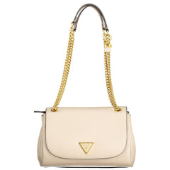 Guess Jeans Beige Polyethylene Handbag Guess Jeans Retail Flare