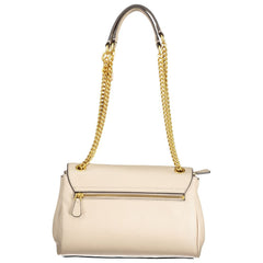 Guess Jeans Beige Polyethylene Handbag Guess Jeans Retail Flare