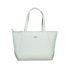 Calvin Klein Light Blue Polyethylene Handbag Calvin Klein Retail Flare