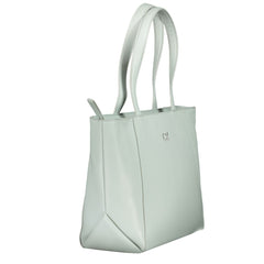 Calvin Klein Light Blue Polyethylene Handbag Calvin Klein Retail Flare