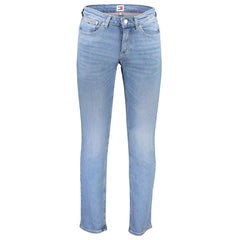 Tommy Hilfiger Light Blue Cotton Jeans & Pant Tommy Hilfiger Retail Flare