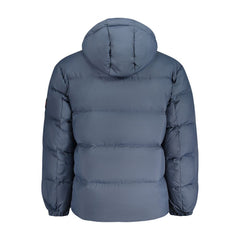 Tommy Hilfiger Blue Polyester Men Jacket Tommy Hilfiger Retail Flare