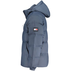 Tommy Hilfiger Blue Polyester Men Jacket Tommy Hilfiger Retail Flare