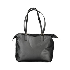 Tommy Hilfiger Black Polyester Women Handbag Tommy Hilfiger Retail Flare