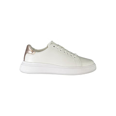 Calvin Klein White Polyester Sneaker Calvin Klein Retail Flare