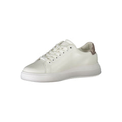 Calvin Klein White Polyester Sneaker Calvin Klein Retail Flare