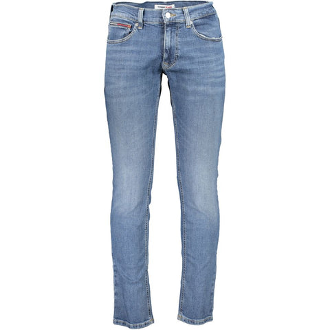 Tommy Hilfiger Blue Cotton Jeans & Pant Tommy Hilfiger Retail Flare