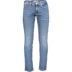 Tommy Hilfiger Blue Cotton Jeans & Pant Tommy Hilfiger Retail Flare