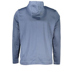 Calvin Klein Elegant Blue Hooded Sweatshirt - Men's Sports Chic Calvin Klein Retail Flare