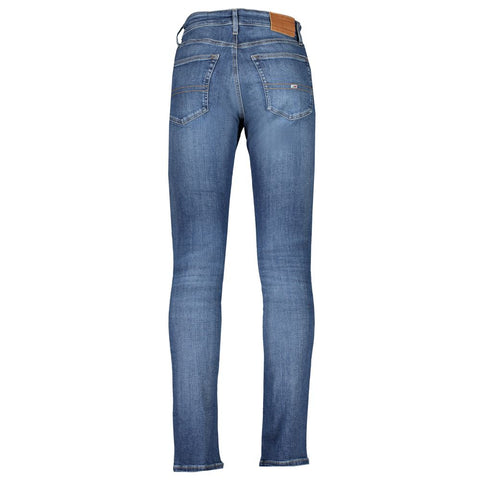 Tommy Hilfiger Blue Cotton Jeans & Pant Tommy Hilfiger Retail Flare