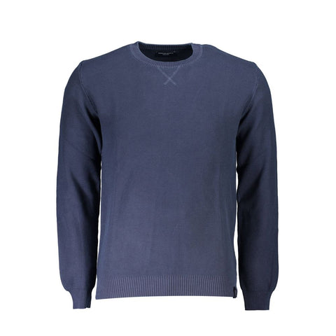 North Sails Blue Cotton Men Sweater North Sails Retail Flare