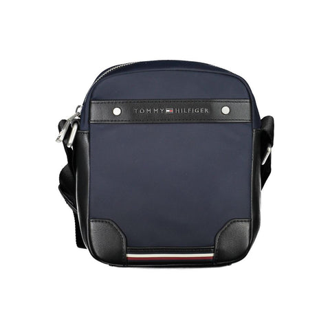 Tommy Hilfiger Blue Polyester Men Shoulder Bag Tommy Hilfiger Retail Flare