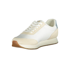Calvin Klein White Polyester Men Sneaker Calvin Klein Retail Flare