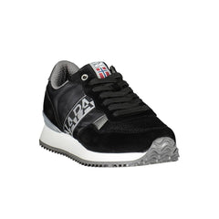 Napapijri Black Polyester Women Sneaker Napapijri Retail Flare