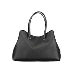 Tommy Hilfiger Black Polyester Women Handbag Tommy Hilfiger Retail Flare