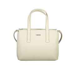 Calvin Klein Beige Polyester Handbag Calvin Klein Retail Flare
