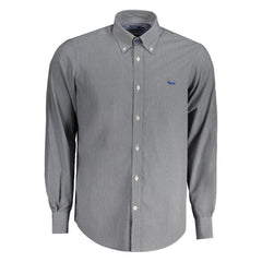 Harmont & Blaine Blue Cotton Shirt Harmont & Blaine Retail Flare