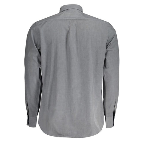 Harmont & Blaine Blue Cotton Shirt Harmont & Blaine Retail Flare