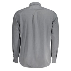 Harmont & Blaine Blue Cotton Shirt Harmont & Blaine Retail Flare