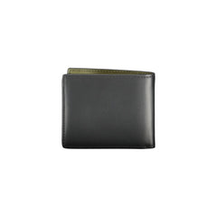Tommy Hilfiger Black Leather Wallet Tommy Hilfiger Retail Flare