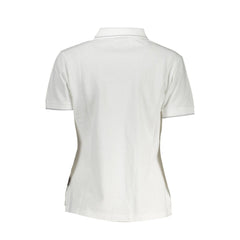 Napapijri White Cotton Women Polo Shirt Napapijri Retail Flare