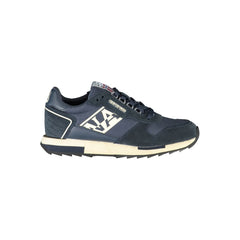 Napapijri Sleek Blue Sporty Laced Sneakers Napapijri Retail Flare