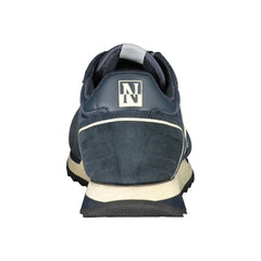 Napapijri Sleek Blue Sporty Laced Sneakers Napapijri Retail Flare