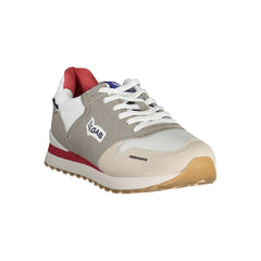 Gas White Polyester Sneaker Gas Retail Flare