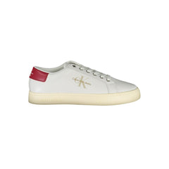 Calvin Klein Eco-Conscious White Lace-up Sneakers Calvin Klein Retail Flare