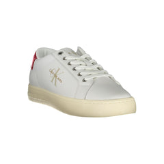 Calvin Klein Eco-Conscious White Lace-up Sneakers Calvin Klein Retail Flare