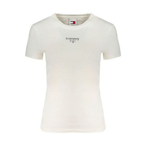 Tommy Hilfiger White Cotton Tops & T-Shirt