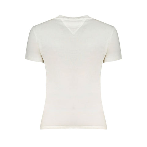 Tommy Hilfiger White Cotton Tops & T-Shirt