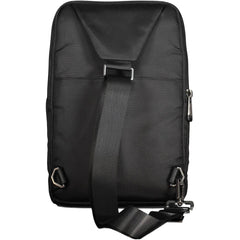 Piquadro Black Recycled Polyethylene Men Shoulder Bag Piquadro Retail Flare