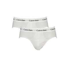 Calvin Klein White Cotton Men Brief Calvin Klein Retail Flare