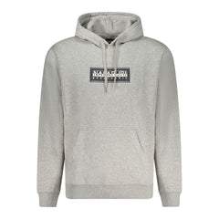 Napapijri Gray Cotton Sweater Napapijri Retail Flare