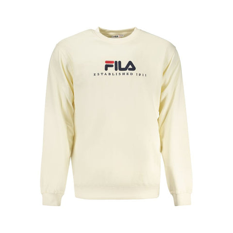 Fila Beige Cotton Men Sweater Fila Retail Flare