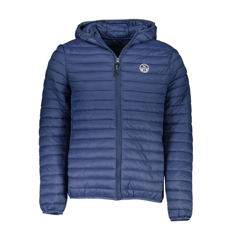 North Sails Blue Polyamide Men Jacket North Sails Retail Flare