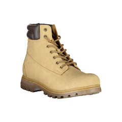 Carrera Dapper Beige Lace-Up Boots with Contrast Detailing Carrera Retail Flare