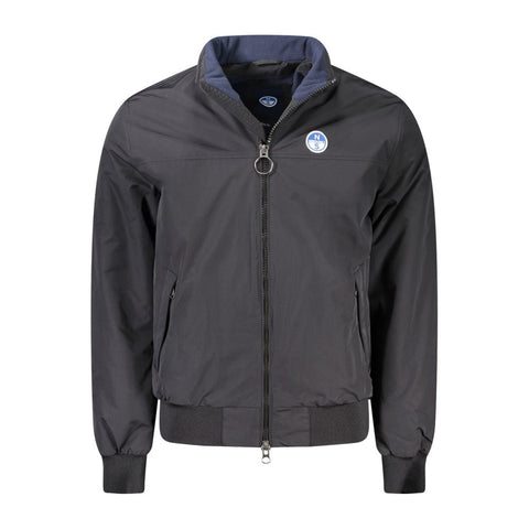 North Sails Black Polyamide Men Jacket North Sails Retail Flare